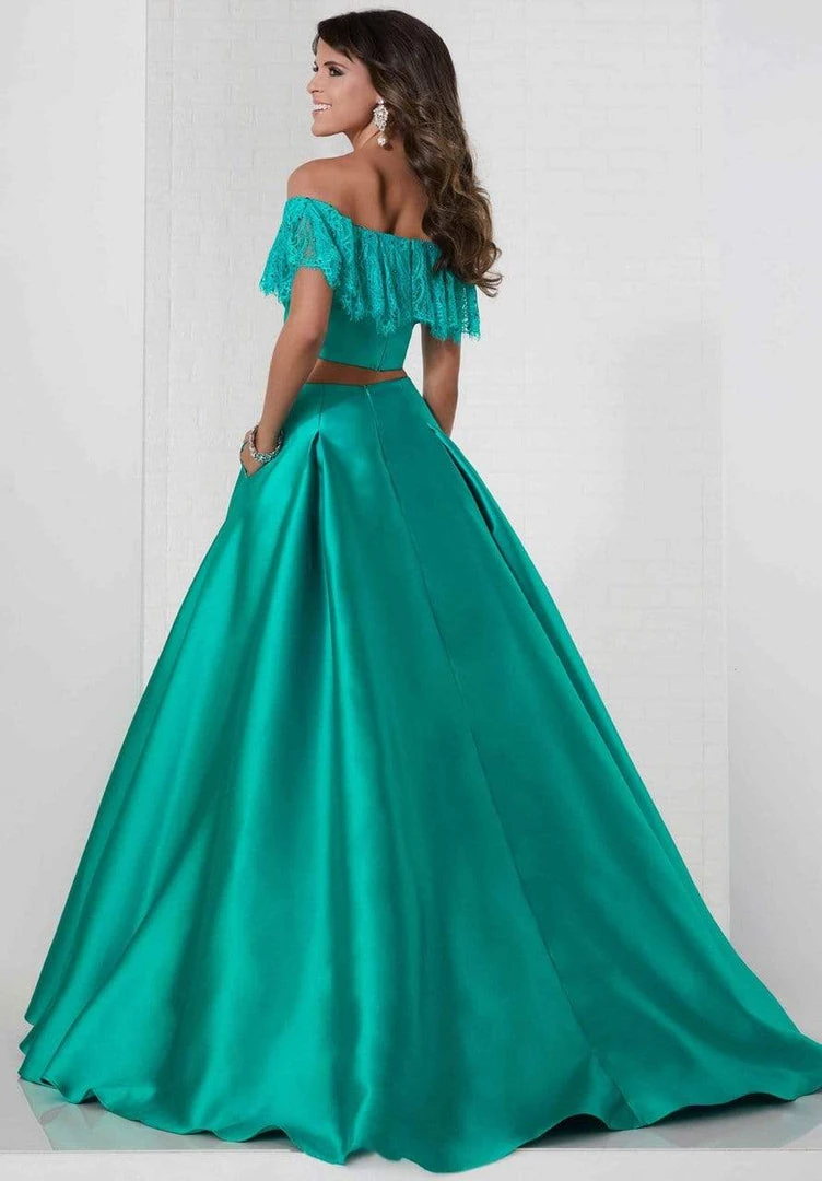Tiffany Designs - 46134 Off-Shoulder Two-Piece Ballgown Formal Gowns 4 Tiffany Designs - 46134 Off-Shoulder Two-Piece Ballgown Formal Gowns