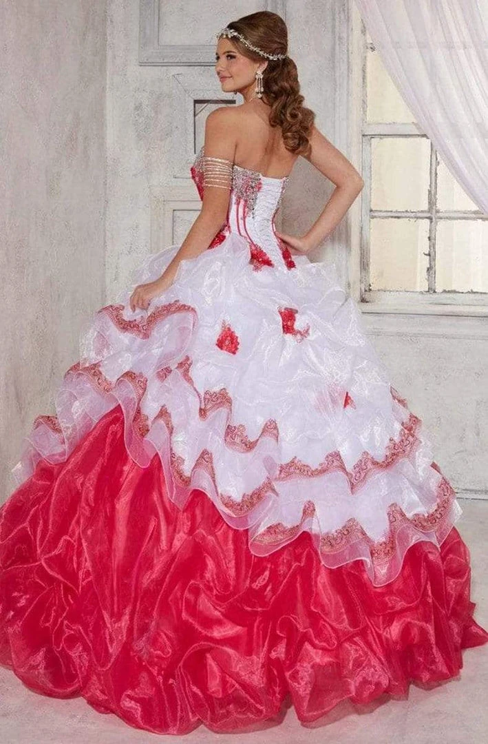 Formal Gowns Tiffany Designs - 56255 Embellished Sweetheart Ruffled Ballgown 4 Formal Gowns Tiffany Designs - 56255 Embellished Sweetheart Ruffled Ballgown