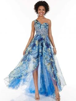 Tiffany Homecoming - 16042 Ruched Asymmetric High Low Dress Formal Gowns