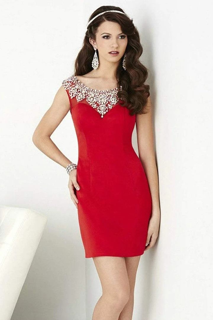 Tiffany Homecoming - 27016 Bejeweled Scoop Jersey Sheath Dress 5 Tiffany Homecoming - 27016 Bejeweled Scoop Jersey Sheath Dress