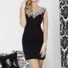 Tiffany Homecoming - 27016 Bejeweled Scoop Jersey Sheath Dress