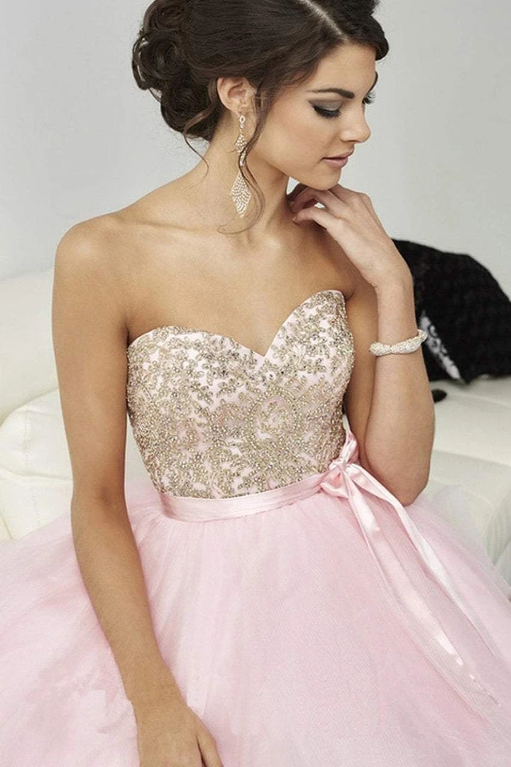 Tiffany Homecoming - 27079 Strapless Sweetheart Lace And Tulle Prom Dress 5 Tiffany Homecoming - 27079 Strapless Sweetheart Lace And Tulle Prom Dress