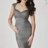 Cocktail Dresses Tiffany Homecoming - 27135 Fitted Beaded Empire Cocktail Dress