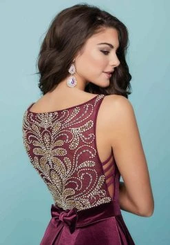 Tiffany Homecoming - 27141 Fitted Bateau A-Line Cocktail Dress