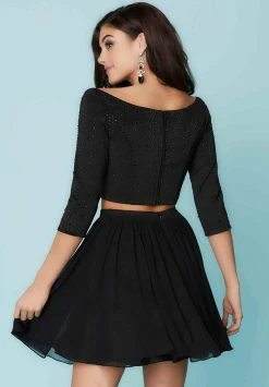 Cocktail Dresses Tiffany Homecoming - 27163 Two Piece Beaded Jersey Chiffon A-line Dress 8 Cocktail Dresses Tiffany Homecoming - 27163 Two Piece Beaded Jersey Chiffon A-line Dress