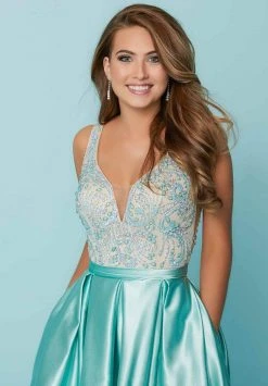 Cocktail Dresses Tiffany Homecoming - 27169 Bead Embellished Pleated Cocktail Dress 11 Cocktail Dresses Tiffany Homecoming - 27169 Bead Embellished Pleated Cocktail Dress