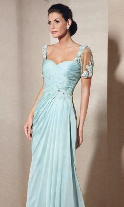 Alyce Paris - Black Label - 29580 Lace Embellished Chiffon Long Gown