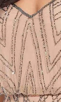 Adrianna Papell AP1E200215 - Beaded Blouson Trumpet Prom Dress 9 Adrianna Papell AP1E200215 - Beaded Blouson Trumpet Prom Dress