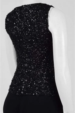 Adrianna Papell - AP1E201490 Sequined Jersey Jumpsuit 11 Adrianna Papell - AP1E201490 Sequined Jersey Jumpsuit