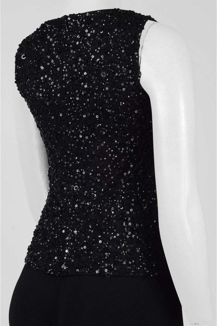 Adrianna Papell - AP1E201490 Sequined Jersey Jumpsuit 7 Adrianna Papell - AP1E201490 Sequined Jersey Jumpsuit