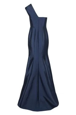 Adrianna Papell - AP1E204211 One Shoulder Taffeta Trumpet Gown