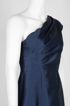 Adrianna Papell - AP1E204211 One Shoulder Taffeta Trumpet Gown