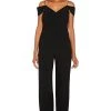 Adrianna Papell - AP1E206048 Gathered V-neck Jumpsuit 1 Adrianna Papell - AP1E206048 Gathered V-neck Jumpsuit