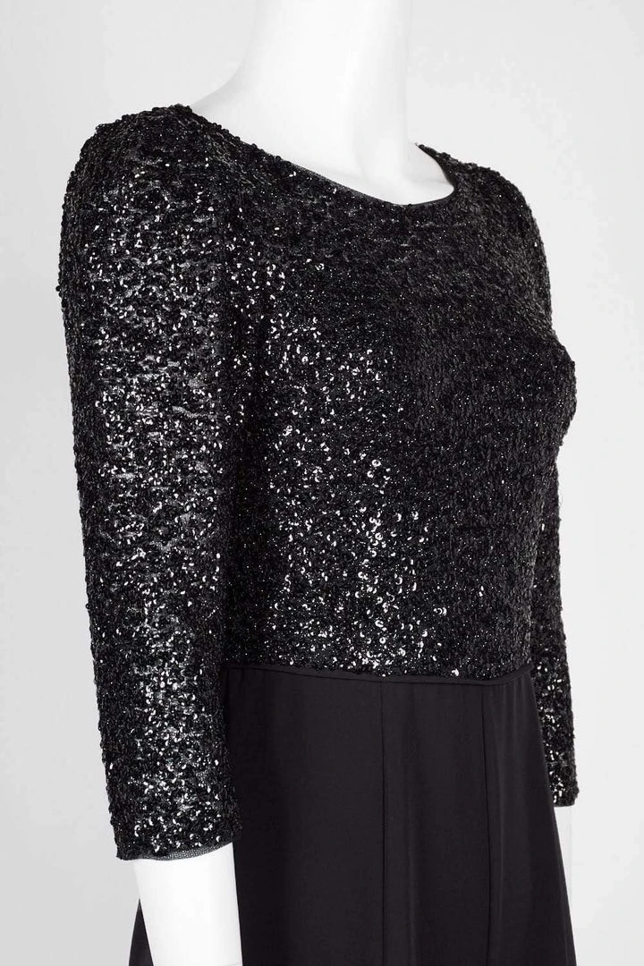 Adrianna Papell - AP1E206237 Sequined Bateau Fitted Jumpsuit 8 Adrianna Papell - AP1E206237 Sequined Bateau Fitted Jumpsuit