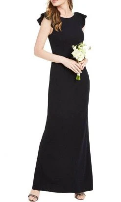Adrianna Papell AP1E207352 - Ruffle Trimmed Sheath Evening Dress 7 Adrianna Papell AP1E207352 - Ruffle Trimmed Sheath Evening Dress