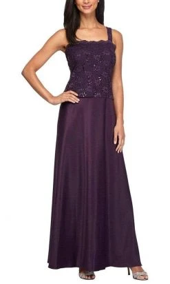 Alex Evenings - 1121198 Lace And Chiffon Dress With Lace Jacket