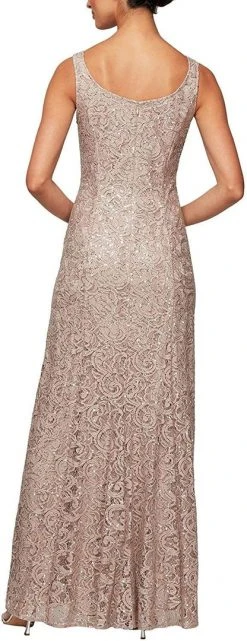 Alex Evenings - 1122012 Embroidered Lace A-line Dress