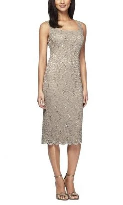 Alex Evenings - 112264 Two-Piece Allover Lace Jacket Dress