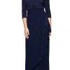 Alex Evenings - 125196 Square Neck Sheath Gown With Bolero Jacket