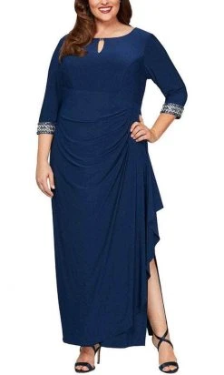 Alex Evenings - 1351416 Quarter Sleeved Long Dress