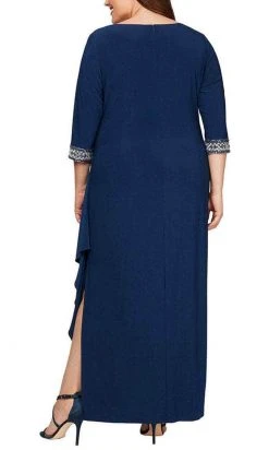 Alex Evenings - 1351416 Quarter Sleeved Long Dress