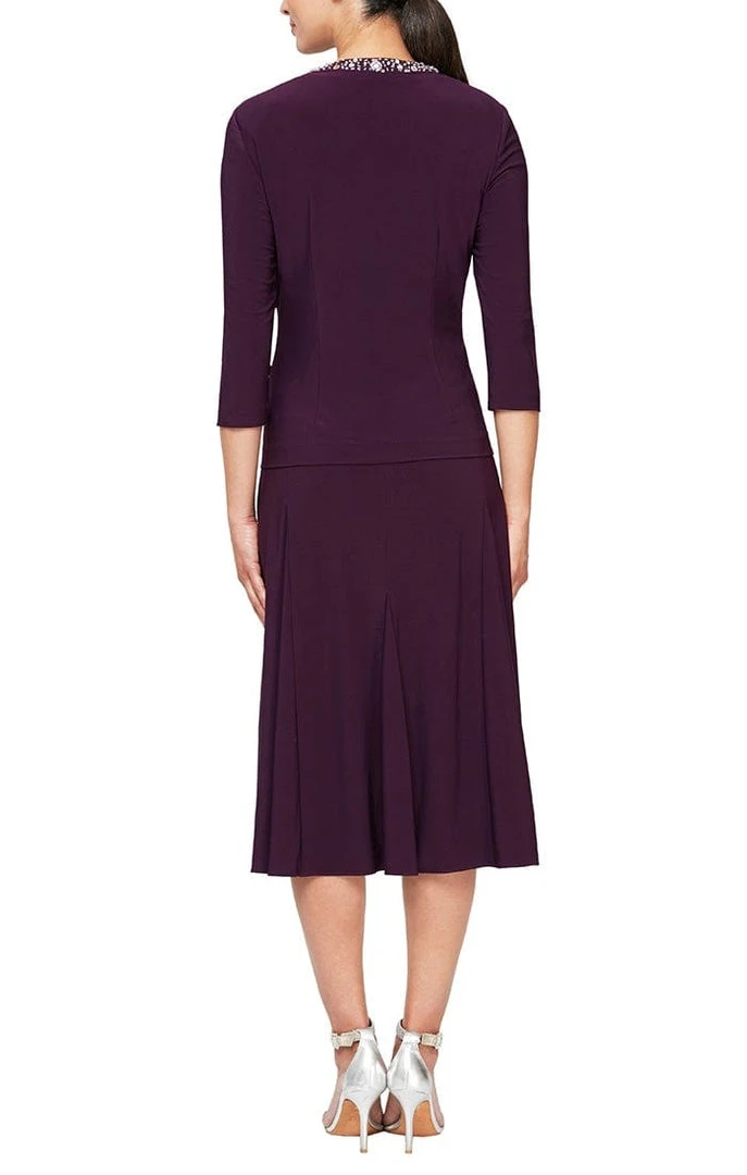 Alex Evenings - 135372 Beaded Scoop Neck Two-Piece Dress 5 Alex Evenings - 135372 Beaded Scoop Neck Two-Piece Dress