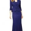 Alex Evenings - 2251651 Glittered Jacquard Dress With Jacket 2 Alex Evenings - 2251651 Glittered Jacquard Dress With Jacket