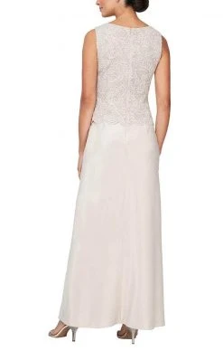 Alex Evenings - 81122326 Lace And Satin Dress With Jacket