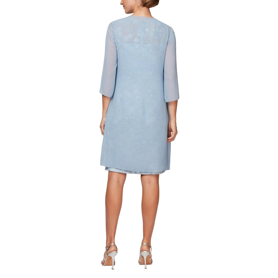 Alex Evenings - 81171013 Sleeveless Embroidered Two Piece Dress 7 Alex Evenings - 81171013 Sleeveless Embroidered Two Piece Dress