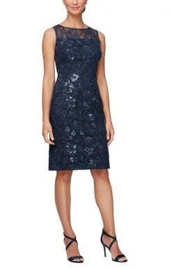 Alex Evenings - 81171013 Sleeveless Embroidered Two Piece Dress