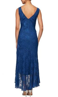 Alex Evenings - 8175734 Laced High Low A-Line Dress