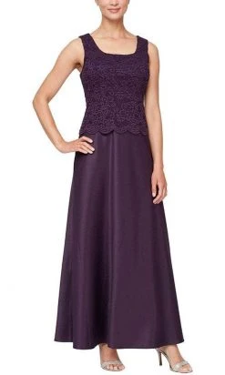 Alex Evenings - 82122326 Lace Bodice With Jacket A-Line Dress