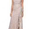 Alex Evenings - 82122434 Sleeveless Lace Sequin Long Dress 1 Alex Evenings - 82122434 Sleeveless Lace Sequin Long Dress