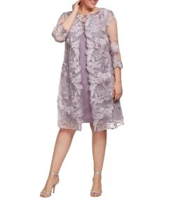 Alex Evenings - 84122202 Floral Embellished Matte Jersey Dress 13 Alex Evenings - 84122202 Floral Embellished Matte Jersey Dress