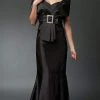 Alexander By Daymor - 1033 Faux Wrap Taffeta Trumpet Gown 1 Alexander By Daymor - 1033 Faux Wrap Taffeta Trumpet Gown