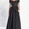 Alexander By Daymor - 1264 Bow Accent Short Sleeve Sweetheart Gown 1 Alexander By Daymor - 1264 Bow Accent Short Sleeve Sweetheart Gown