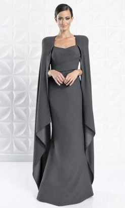 Alexander By Daymor - 1272 Strapless V-Neck Long Evening Dress