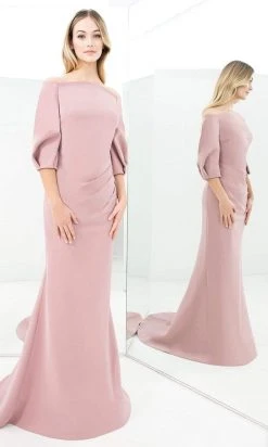 Alexander By Daymor - 1366 Off Shoulder Trumpet Gown With Train 11 Alexander By Daymor - 1366 Off Shoulder Trumpet Gown With Train