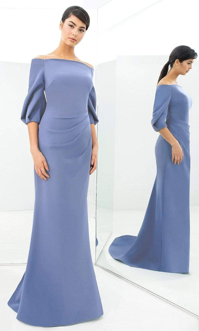 Alexander By Daymor - 1366 Off Shoulder Trumpet Gown With Train 6 Alexander By Daymor - 1366 Off Shoulder Trumpet Gown With Train