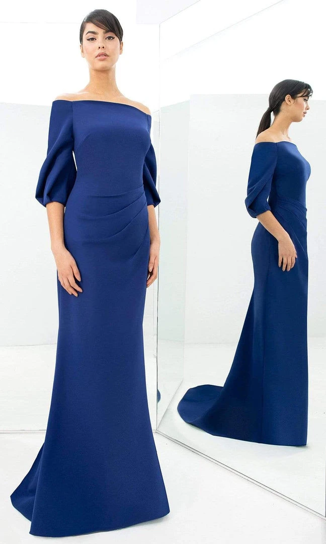 Alexander By Daymor - 1366 Off Shoulder Trumpet Gown With Train 3 Alexander By Daymor - 1366 Off Shoulder Trumpet Gown With Train