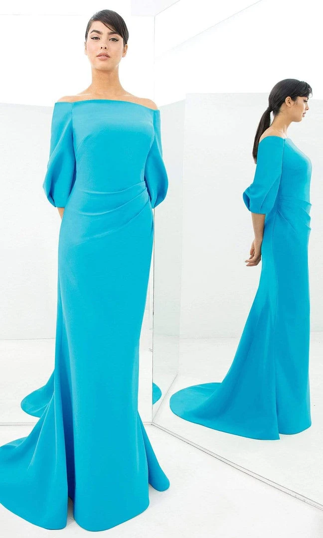 Alexander By Daymor - 1366 Off Shoulder Trumpet Gown With Train 8 Alexander By Daymor - 1366 Off Shoulder Trumpet Gown With Train