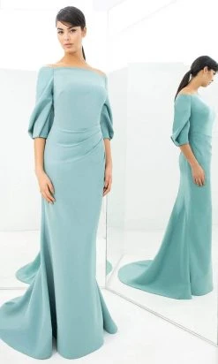 Alexander By Daymor - 1366 Off Shoulder Trumpet Gown With Train 15 Alexander By Daymor - 1366 Off Shoulder Trumpet Gown With Train