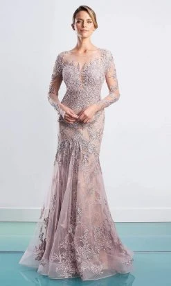 Alexander By Daymor - 1474 Illusion Embellished Tulle Gown