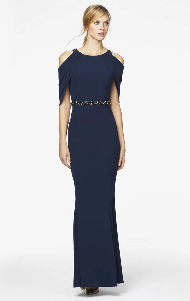 Alexander By Daymor 350 Cutaway Draped Cold Shoulder Long Sheath Gown 5 Alexander By Daymor 350 Cutaway Draped Cold Shoulder Long Sheath Gown