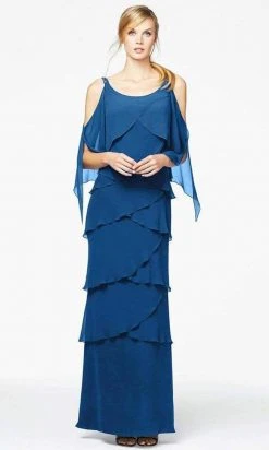 Alexander By Daymor - 371 Scoop Neck Sheath Dress