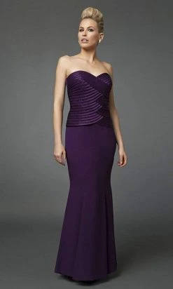 Alexander By Daymor - 7003 Strapless Sweetheart Mermaid Gown With Bolero