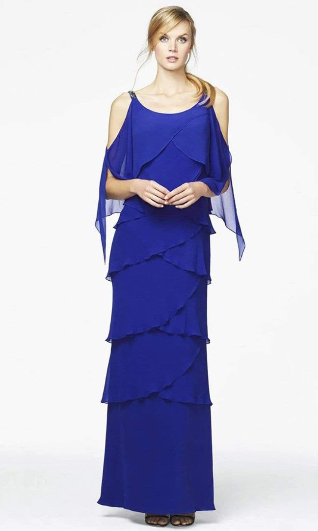 Alexander By Daymor - Scoop Neck Sheath Dress 371 3 Alexander By Daymor - Scoop Neck Sheath Dress 371