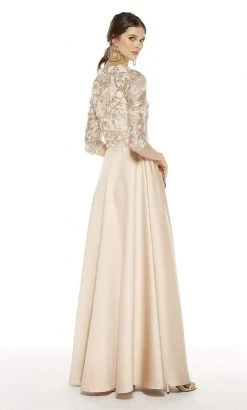 Alyce Paris - 27388 Embroidered Lace A-line Dress