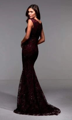 Alyce Paris - 27511 Lace V Neck Mermaid Dress