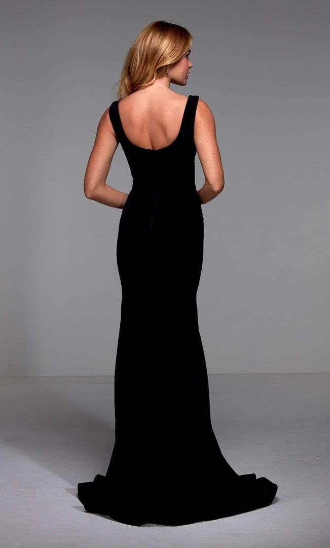 Alyce Paris - 27538 Embellished Bateau Neck Trumpet Dress With Train 4 Alyce Paris - 27538 Embellished Bateau Neck Trumpet Dress With Train